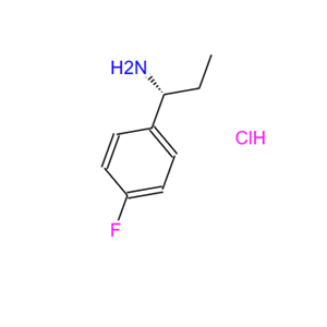 1169576-95-7；(R)-1-(4-氟苯基)丙胺盐酸盐；(R)-alpha-Ethyl-4-fluorobenzylamine hydrochloride