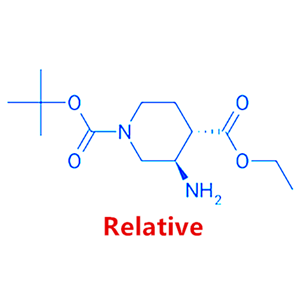 反式-1-(叔丁基) 4-乙基-3-氨基哌啶-1,4-二羧酸酯
