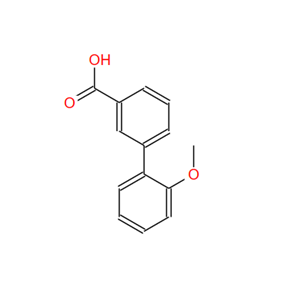 168618-47-1；2-甲氧基二苯-3-羧酸；2'-METHOXY-BIPHENYL-3-CARBOXYLIC ACID