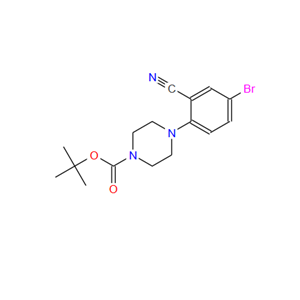 791846-40-7；1-BOC-4-(4-溴-2-氰基苯基)哌嗪；1-BOC-4-(4-BROMO-2-CYANOPHENYL)PIPERAZINE