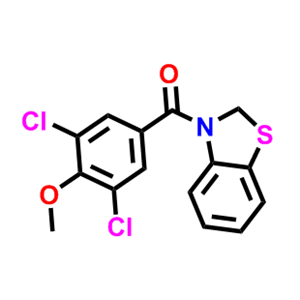 3-（3,5-二氯-4-甲氧基苯甲酰基）-1,2-二氢-3H-1,3-苯并噻唑