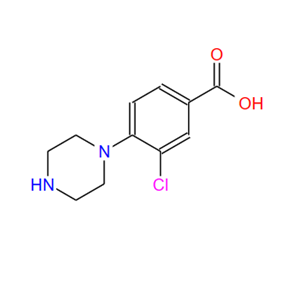 1197193-06-8；3-氯-4-(1-哌嗪基)苯甲酸；3-Chloro-4-piperazinobenzoic Acid