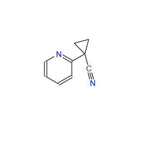 1-(吡啶-2-基)环丙基腈,Cyclopropanecarbonitrile, 1-(2-pyridinyl)- (9CI)