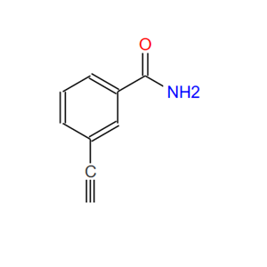 3-乙炔基苯甲酰胺,Benzamide, 3-ethynyl- (9CI)