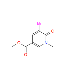 5-溴-1-甲基-6-氧代-1,6-二氢吡啶-3-羧酸甲酯,Methyl 5-bromo-1-methyl-6-oxo-1,6-dihydropyridine-3-carboxylate