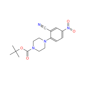 4-(2-氰基-4-硝基苯基)哌嗪-1-甲酸叔丁酯,tert-Butyl 4-(2-cyano-4-nitrophenyl)piperazine-1-carboxylate