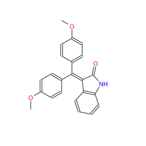 193620-69-8;3-(双(4-甲氧基苯基)亚甲基)吲哚啉-2-酮;TAS-301