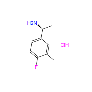 1213181-44-2；(S)-1-(4-氟-3-甲基苯基)乙胺盐酸盐；(1S)-1-(4-FLUORO-3-METHYLPHENYL)ETHYLAMINE-HCl