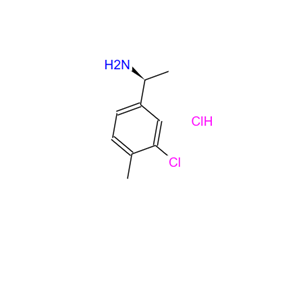 1213460-65-1;(1S)-1-(3-氯-4-甲基苯基)乙胺盐酸盐;(1S)-1-(3-CHLORO-4-METHYLPHENYL)ETHYLAMINE-HCl