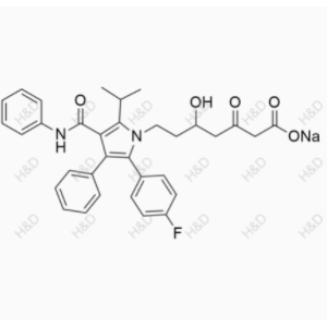 阿托伐他汀杂质48,sodium 7-(2-(4-fluorophenyl)-5-isopropyl-3-phenyl-4-(phenylcarbamoyl)-1H-pyrrol-1-yl)-5-hydroxy-3-oxoheptanoate