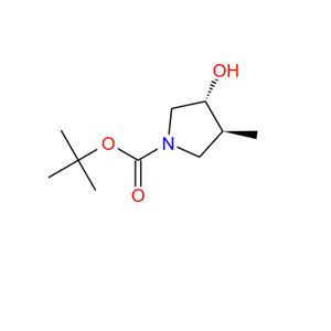 885102-33-0；(3R,4S)-REL-3-羟基-4-甲基吡咯烷-1-羧酸叔丁基酯；