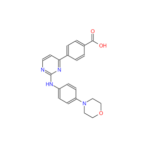 4-(2-(4-吗啉苯基氨基)嘧啶-4-基)苯甲酸