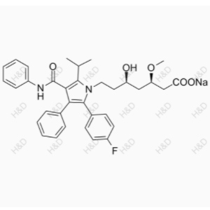 阿托伐他汀EP杂质G,sodium (3R,5R)-7-(2-(4-fluorophenyl)-5-isopropyl-3-phenyl-4-(phenylcarbamoyl)-1H-pyrrol-1-yl)-5-hydroxy-3-methoxyheptanoate