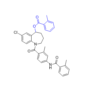 托伐普坦杂质24,7-chloro-1-(2-methyl-4-(2-methylbenzamido)benzoyl) -2,3,4,5-tetrahydro-1H-benzo[b]azepin-5-yl 2-methylbenzoate