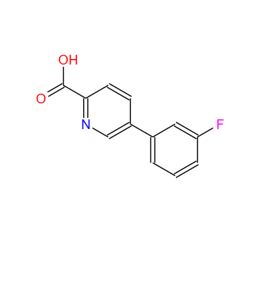 5-(3-氟苯基)-吡啶-2-甲酸,5-(3-fluorophenyl)picolinic acid