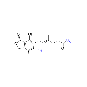 吗替麦考酚酯杂质11,methyl (E)-6-(4,6-dihydroxy-7-methyl-3-oxo-1,3- dihydroisobenzofuran-5-yl)-4-methylhex-4-enoate