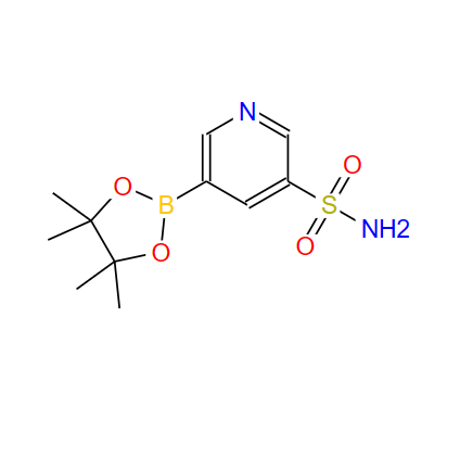 5-(4,4,5,5-四甲基-1,3,2-二氧雜環(huán)戊硼烷-2-基)吡啶-3-磺酰胺,5-(4,4,5,5-tetramethyl-1,3,2-dioxaborolan-2-yl)pyridine-3-sulfonamide