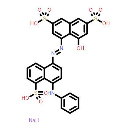 酸性蓝 92；4-羟基-5-((4-(苯氨基)-5-磺酸盐酞菁-1-基)偶氮基)萘-2,7-二磺酸钠,Acid Blue 92;Sodium 4-hydroxy-5-((4-(phenylamino)-5-sulfonatonaphthalen-1-yl)diazenyl)naphthalene-2,7-disulfonate
