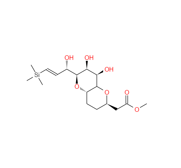 艾日布林中間體,艾瑞布林中間體,methyl 2-((2R,4aS,6S,7S,8R,8aR)-7,8- dihydroxy-6-((S,E)-1-hydroxy-3- (trimethylsilyl)allyl)octahydropyrano[3,2 -b]pyran-2-yl)acetate