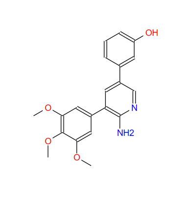 3-[6-氨基-5-(3,4,5-三甲氧基苯基)-3-吡啶基]苯酚,K02288