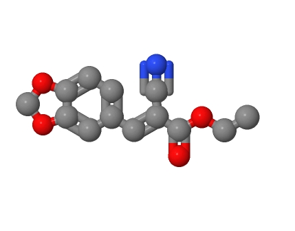 2-氰基-3-(1,3-苯并二噁茂-5-基)丙烯酸乙脂,ETHYL 3-(1,3-BENZODIOXOL-5-YL)-2-CYANOACRYLATE