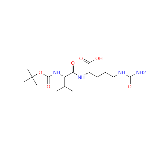 (S)-2-((S)-2-((叔丁氧基羰基)氨基)-3-甲基丁酰胺基)-5-脲基戊酸,(2S)-2-[(2S)-2-{[(tert-butoxy)carbonyl]amino}-3-methylbutanamido]-5-(carbamoylamino)pentanoic acid