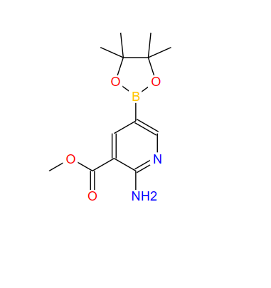 2-氨基-5-(4,4,5,5-四甲基-1,3,2-二氧杂环戊硼烷-2-基)烟酸甲酯,methyl 2-amino-5-(4,4,5,5-tetramethyl-1,3,2-dioxaborolan-2-yl)nicotinate