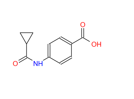 4-(环丙甲酰氨基)苯甲酸,4-[(CYCLOPROPYLCARBONYL)AMINO]BENZOIC ACID