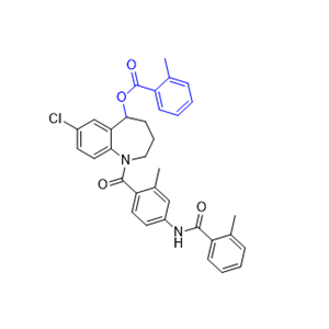 托伐普坦杂质24,7-chloro-1-(2-methyl-4-(2-methylbenzamido)benzoyl) -2,3,4,5-tetrahydro-1H-benzo[b]azepin-5-yl 2-methylbenzoate