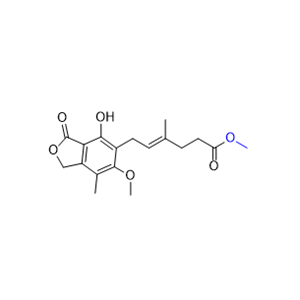 吗替麦考酚酯杂质05,methyl (E)-6-(4-hydroxy-6-methoxy-7-methyl-3-oxo-1,3- dihydroisobenzofuran-5-yl)-4-methylhex-4-enoate