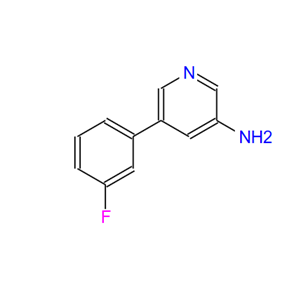 1214384-10-7；5-(3-氟苯基)吡啶-3-胺；5-(3-fluorophenyl)pyridin-3-aMine