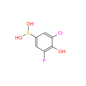 1003298-72-3;(3-氯-5-氟-4-羟基苯基)硼酸;(3-Chloro-5-fluoro-4-hydroxyphenyl)boronic acid