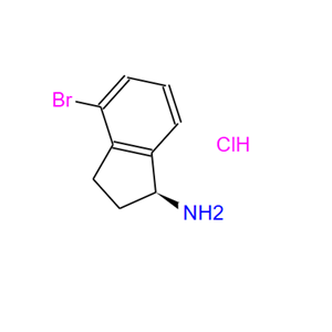 1307873-37-5；(S)-4-溴-2,3-二氢-1H-茚-1-胺盐酸盐；(S)-4-Bromo-2,3-dihydro-1H-inden-1-amine hydrochloride