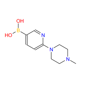 (6-(4-甲基哌嗪-1-基)吡啶-3-基)硼酸,[6-(4-METHYLPIPERAZIN-1-YL)PYRIDIN-3-YL]BORONIC ACID