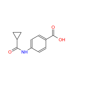 23745-26-8；4-(环丙甲酰氨基)苯甲酸；4-[(CYCLOPROPYLCARBONYL)AMINO]BENZOIC ACID