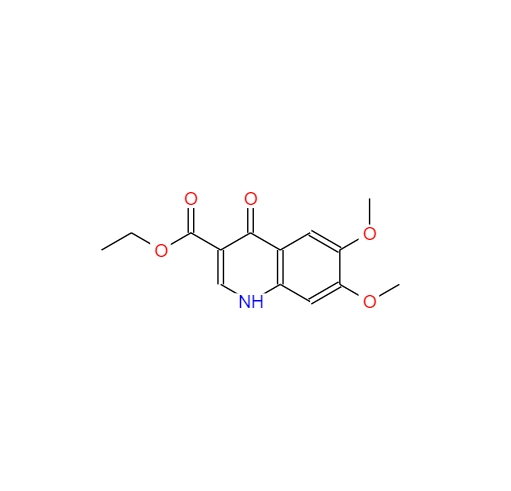 6,7-二甲氧基-4-羟基喹啉-3-羧酸乙酯,6,7-Dimethoxy-4-oxo-1,4-dihydro-quinoline-3-carboxylic acid ethyl ester