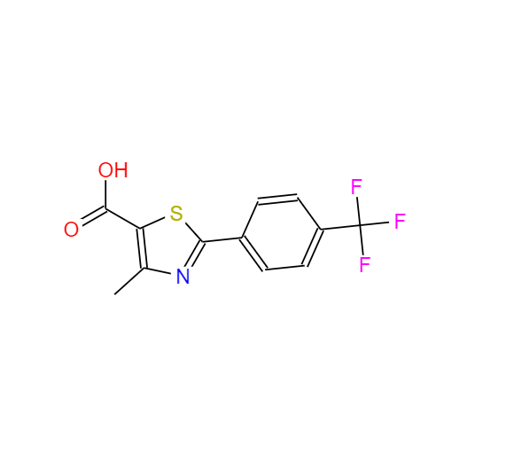 4-甲基-2-(4-三氟甲基苯基)噻唑-5-羧酸,4-METHYL-2-[4-(TRIFLUOROMETHYL)PHENYL]THIAZOLE-5-CARBOXYLIC ACID