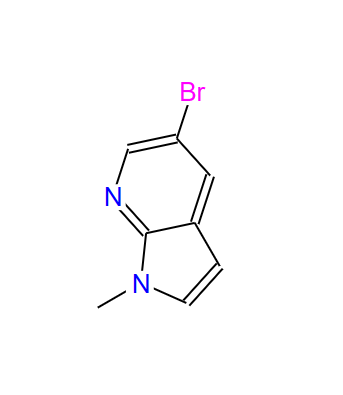 5-溴-1-甲基-7-氮杂吲哚,1H-Pyrrolo[2,3-b]pyridine, 5-bromo-1-methyl-