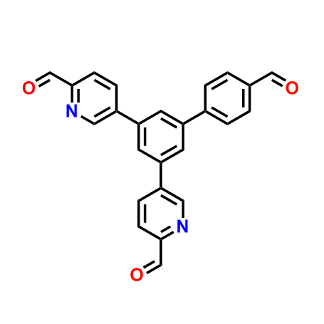 5,5'-(4'-甲酰基-[1,1'-联苯]-3,5-二基)二(吡啶-2-甲醛),5,5'-(4'-Formyl-[1,1'-biphenyl]-3,5-diyl)dipicolinaldehyde