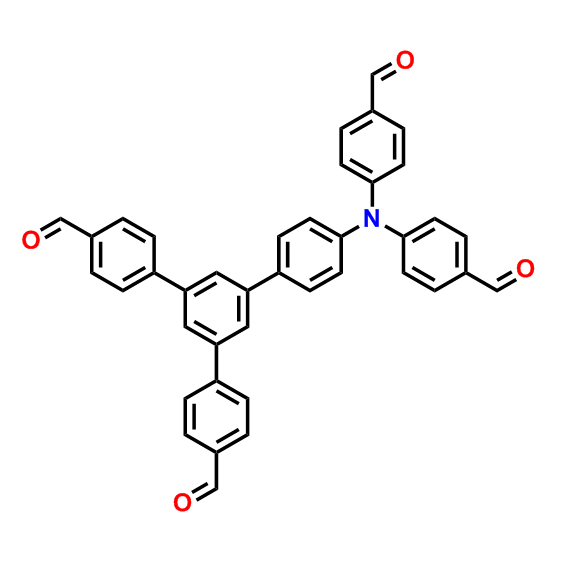 5'-(4-(雙(4-甲?；交?氨基)苯基)-[1,1':3',1''-三聯(lián)苯]-4,4''-二甲醛,5'-(4-(Bis(4-formylphenyl)amino)phenyl)-[1,1':3',1''-terphenyl]-4,4''-dicarbaldehyde