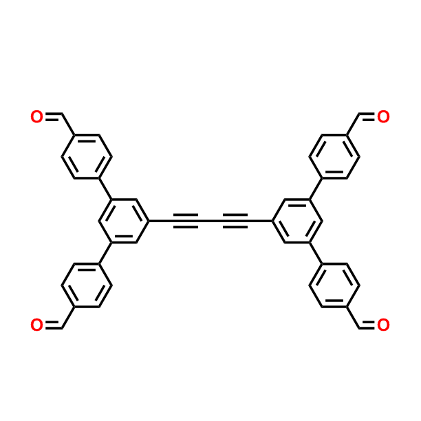 5',5''''-(丁-1,3-二炔-1,4-二基)雙(([1,1':3',1''-三聯(lián)苯]-4,4''-二甲醛)),5',5''''-(Buta-1,3-diyne-1,4-diyl)bis(([1,1':3',1''-terphenyl]-4,4''-dicarbaldehyde))