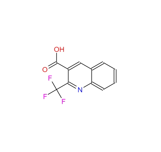 2-三氟甲基喹啉-3-羧酸,2-(trifluoromethyl)quinoline-3-carboxylic acid