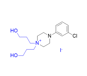 曲唑酮雜質(zhì)22,4-(3-chlorophenyl)-1,1-bis(3-hydroxypropyl)piperazin-1-ium iodide