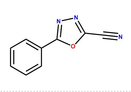 5-苯基-1,3,4-恶二唑-2-甲腈,5-phenyl-1,3,4-oxadiazole-2-carbonitrile