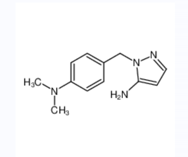 1-[4-(二甲基氨基)芐基]-1H-吡唑-5-胺,2-[[4-(dimethylamino)phenyl]methyl]pyrazol-3-amine