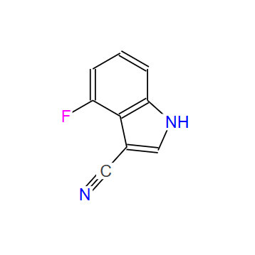 4-氟-1H-吲哚-3-甲腈,4-Fluoro-1H-indole-3-carbonitrile