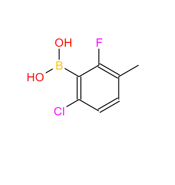 2-氯-6-氟-5-甲基苯硼酸,2-CHLORO-6-FLUORO-5-METHYLPHENYLBORONIC ACID