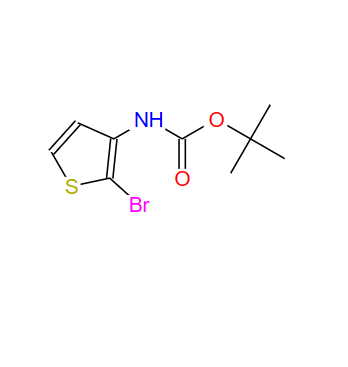 (2-溴噻吩-3-基)氨基甲酸叔丁酯,tert-butyl (2-broMothiophen-3-yl)carbaMate