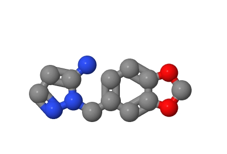 2-苯并[1,3]1,3-二氧杂环戊烯-5-基甲基-2H-3-氨基吡唑,2-BENZO[1,3]DIOXOL-5-YLMETHYL-2H-PYRAZOL-3-YLAMINE