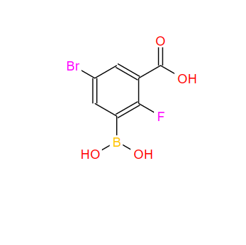 5-溴-3-羧基-2-氟苯硼酸,3-Borono-5-bromo-2-fluorobenzoic acid